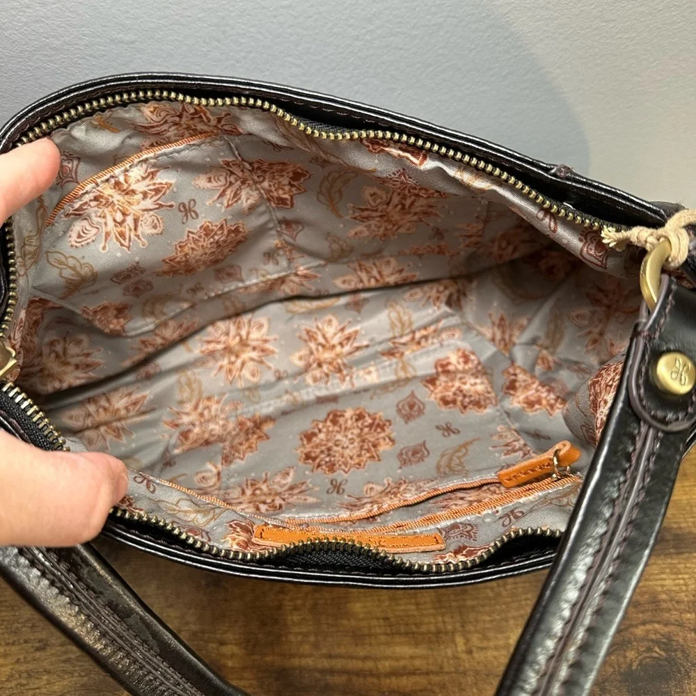 HOBO Black Leather Shoulder Bag